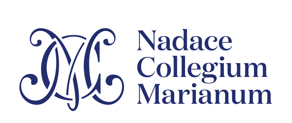 Nadace Collegium Marianum_logo_05_horizontalni_modra